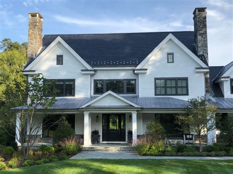 Modern Farmhouse Connecticut Home Design Demotte Architects