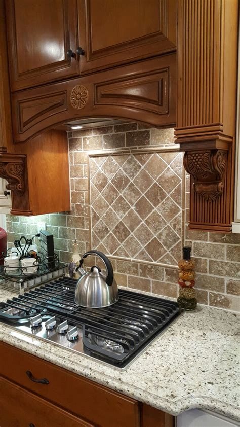 travertine backsplash tile a perfect finishing touch for your kitchen home tile ideas