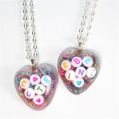 Conversation Hearts Resin Valentine Necklace Diy Resin Crafts Blog By Eti
