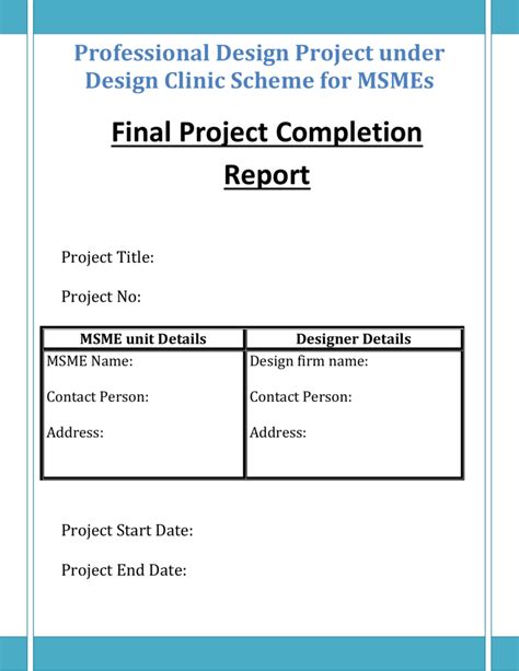 Final Year Project Report Final Year Project Report Sample For