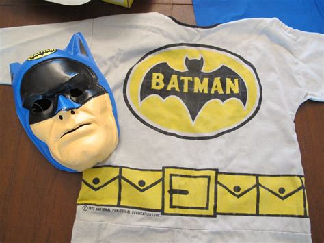 Ben Cooper Batman Cloth Costume With Mask And Cape Very Clean 1975