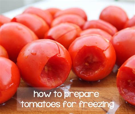 How To Freeze Tomatoes Prep Tomatoes For Freezing Recipe Freezing