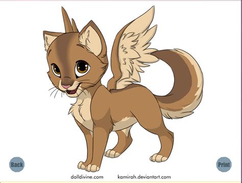 Cute Brown Cat With Wings By Aiandoragon On Deviantart