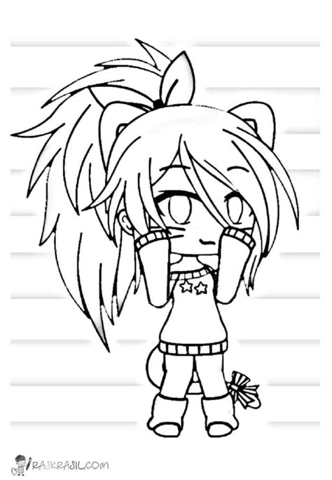 Coloring page gacha life desenhos desenhos de sou luna. Gacha Life Anime Character Coloring Pages Edition ...