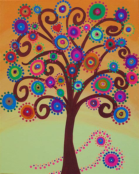 Rainbow Tree Of Life Painting By Sacha Hope