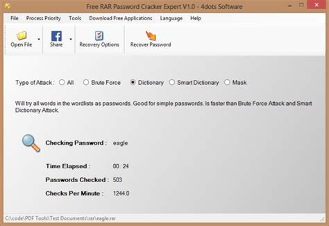 Next, i will introduce 4 rar/winrar password crackers that are suitable for everyone. Download Free RAR Password Cracker Expert v1.0 (freeware ...