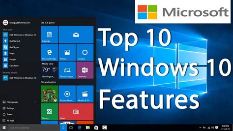 Top 10 Windows 10 Professional Features July 2015 Youtube