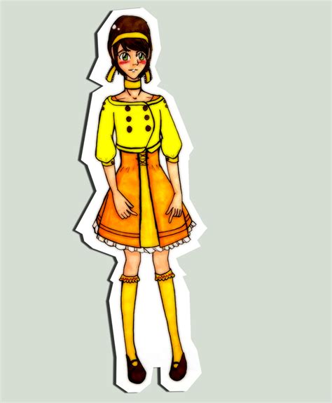 The Yellow Dress By Thegirlwhodoodles On Deviantart