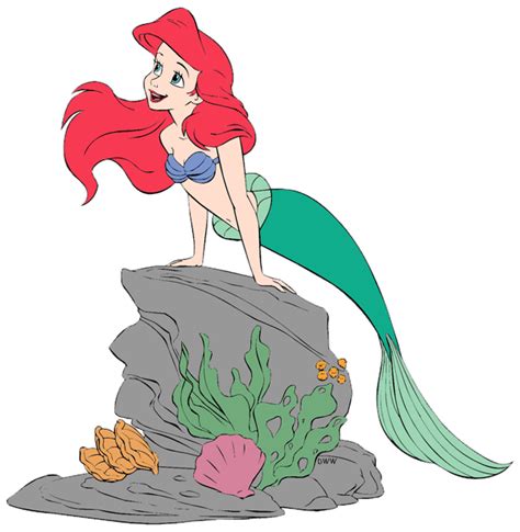 Mermaid Ariel Clip Art 5 Disney Clip Art Galore