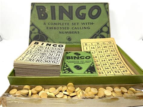 Vintage Bingo Game Milton Bradley Vintage Bingo Cards Bingo Etsy