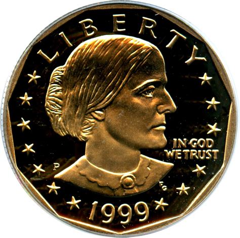 1999 P Susan B Anthony Dollar Proof Pricing Guide The Greysheet