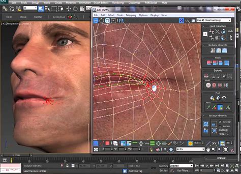 How To Texture A Head Model In 3ds Max By Mike Bauer Youtube
