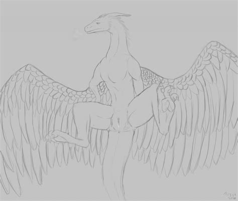 Rule 34 Aesyr Bodily Fluids Breath Claws Dragon Feathered Wings Feathers Female Feral Genital