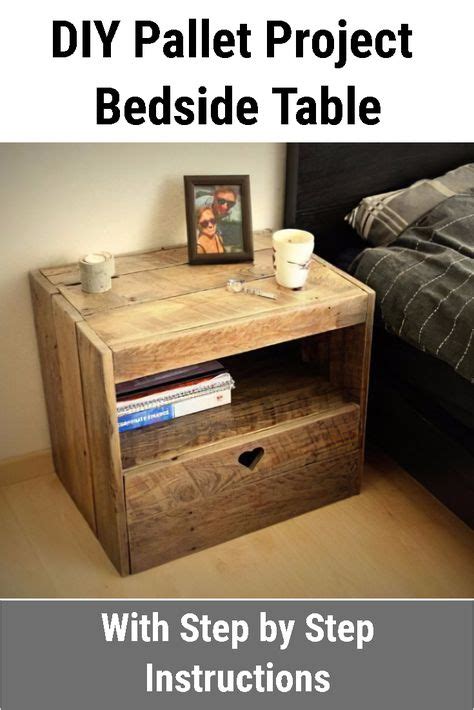 Easy Wood Project Bedside Tables Diy Pallet Projects Diy Furniture