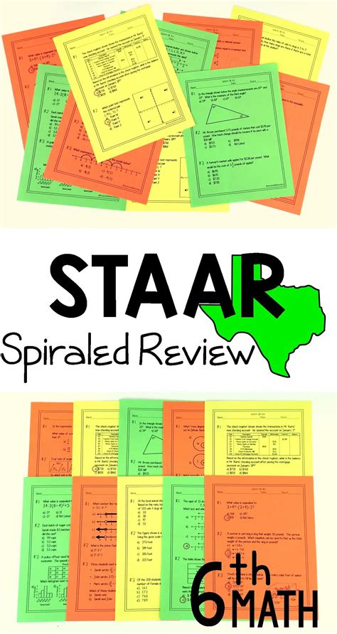 6th Grade Math Warm Ups Staar Review And Prep Staar Review Staar