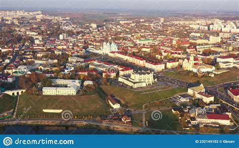 Grodno Belarus Aerial Bird S Eye View Of Hrodna Cityscape Skyline