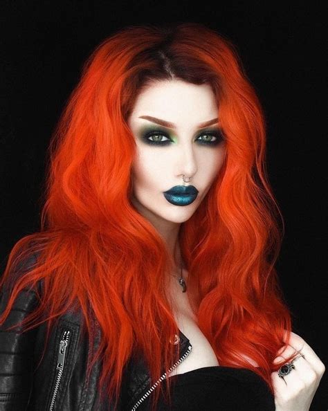 Dark Beauty Gothic Beauty Gothic Hair Gothic Makeup Vampires Fiery