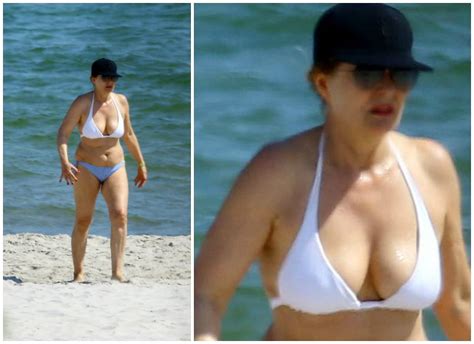 grażyna szapołowska na plaży w bikini nie była sama uwagę skupiała jej 16 letnia wnuczka w
