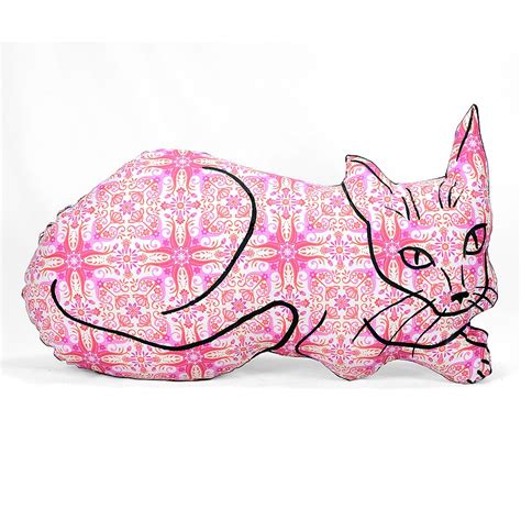 Decorative Pillow Cat Pillow Animal Pillow Big By Pattihaskins