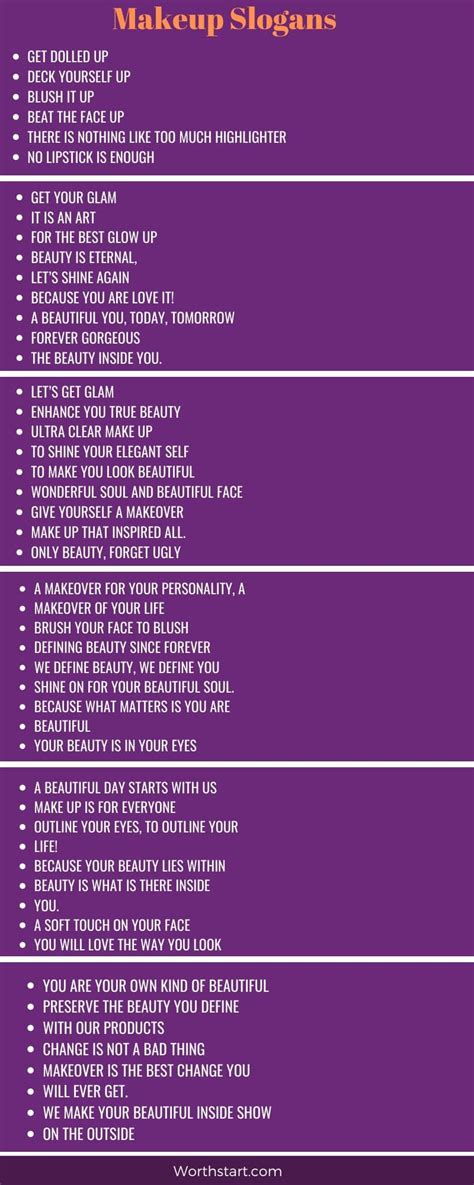 Makeup Slogans 200 Best Makeup Artist Slogans And Taglines