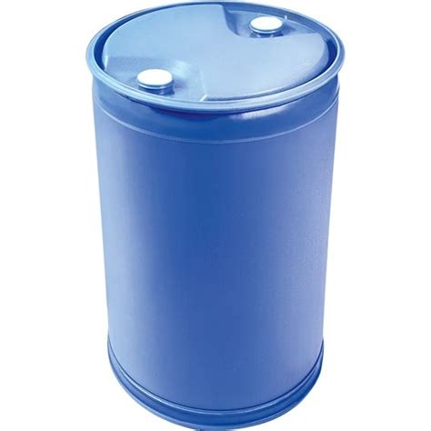 55 Gallon Blue Tight Head Plastic Drum Straight Sided Un Rated 2