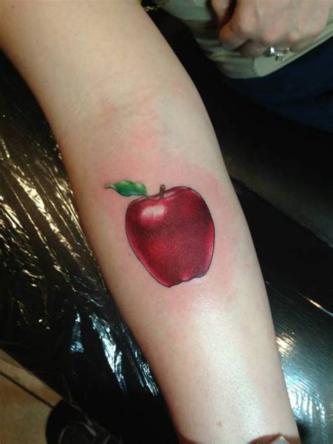 Apple Tattoos Designs Ideas And Meaning Tattoos For You