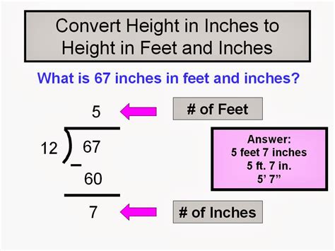 Student Survive 2 Thrive How To Convert Inches To Feet And Inches