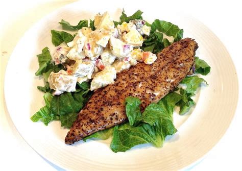 Warm Smoked Mackerel With Potato Salad Recipe By Anny Plummer Cookpad