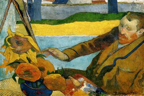 Vincent Van Gogh Painting Sun Flowers By Paul Gauguin Vincent Van