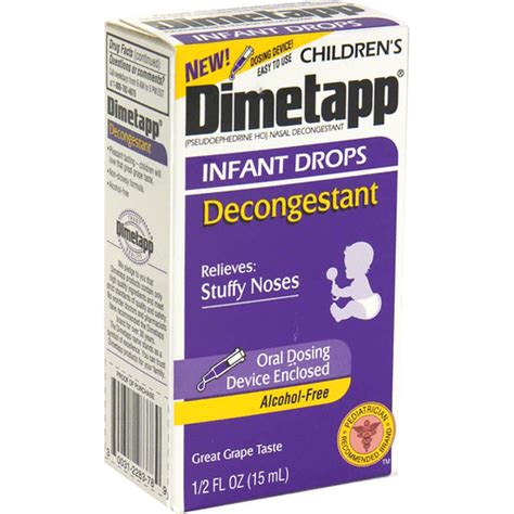 Dimetapp Childrens Infant Drops Decongestant Grape Stuffing Foodtown