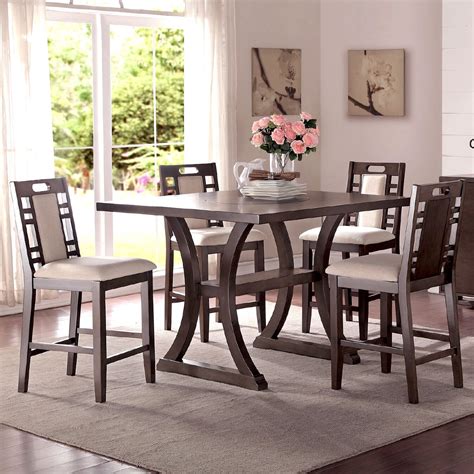 Infini Furnishings Alison 5 Piece Counter Height Dining