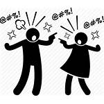 Fight Quarrel Icon Problem Couple Icons Transparent