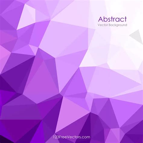 Purple Abstract Geometric Polygon Background Template 123freevectors