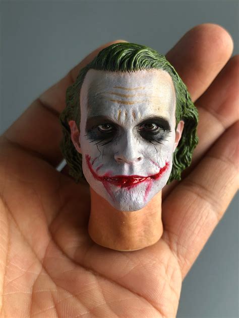 Hot Toys Action Figure Head 1 12 Joker Head Sculpt Joker 1 6 Head Sculpt Mj12 16 Aliexpress
