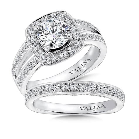 14k White Gold 091ct Diamond Bridal Set More Than Just Rings