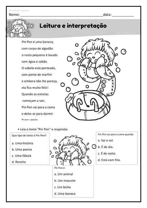 2º Ano Leitura Interpretação Em Pdf