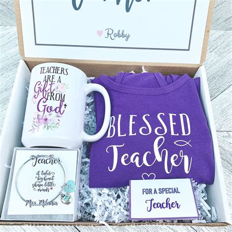 Teacher T Box Personalized Teacher T Christian Teacher