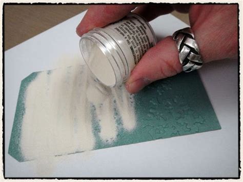 How To Use Embossing Powder With An Embossing Folder Card Making Tips