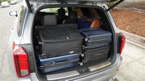 2020 hyundai palisade cargo and seating capacity. 2020 Hyundai Palisade Luggage Test | How much fits in the ...