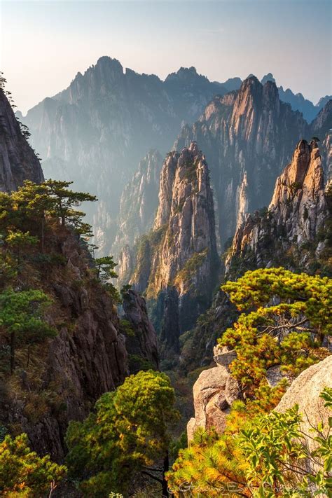 Huangshan China West Sea Canyon Earth Photography