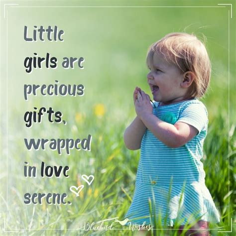 Little Girl Quotes Bluebird Wishes