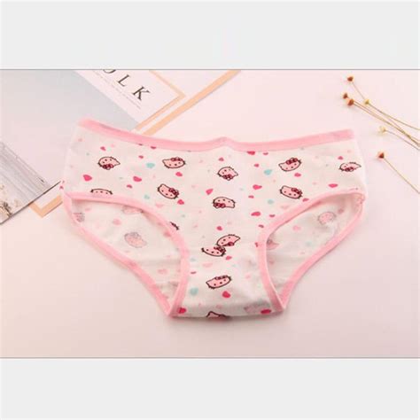 2019 Sexy Pink Cherry Strawberry Cotton Women Underwear Girls Briefs High Quality Girls Cartoon