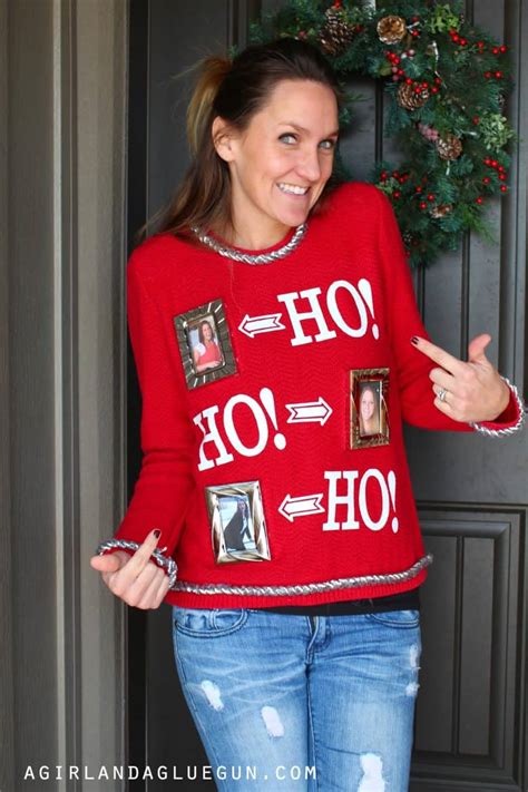 Easy Ugly Sweater A Girl And A Glue Gun