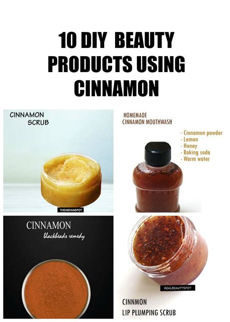 10 best diy beauty products using cinnamon diy beauty homemade scrub diy beauty recipes