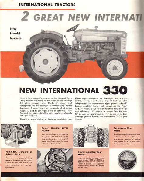International Tractors, International Harvester, Vintage Ads, Vintage