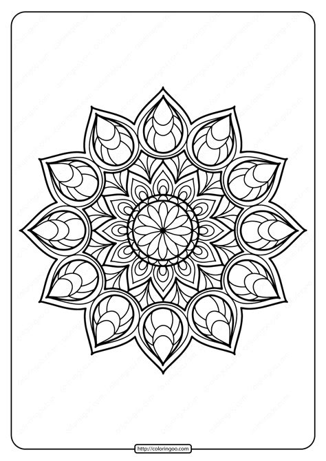 Printable Pdf Coloring Book Pages For Adults 015 Free Printable