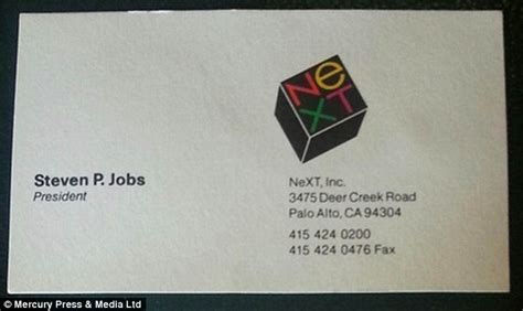 It helps you to save time and improve data quality. Rare Steve Jobs business cards from Apple, NeXT and Pixar ...