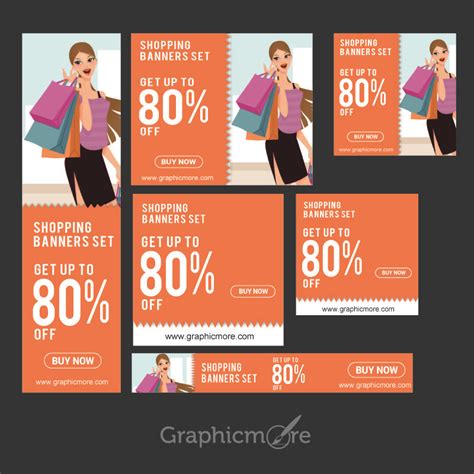 310,000+ vectors, stock photos & psd files. Shopping Banners Set Design Free Vector File Download by ...