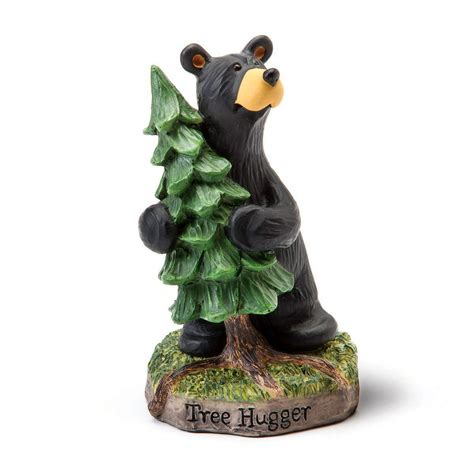 Bearfoots Bears Tree Hugger Mini Figurine Demdaco Bearfoots By