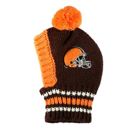 Cleveland Browns Knit Dog Hat Baxterboo